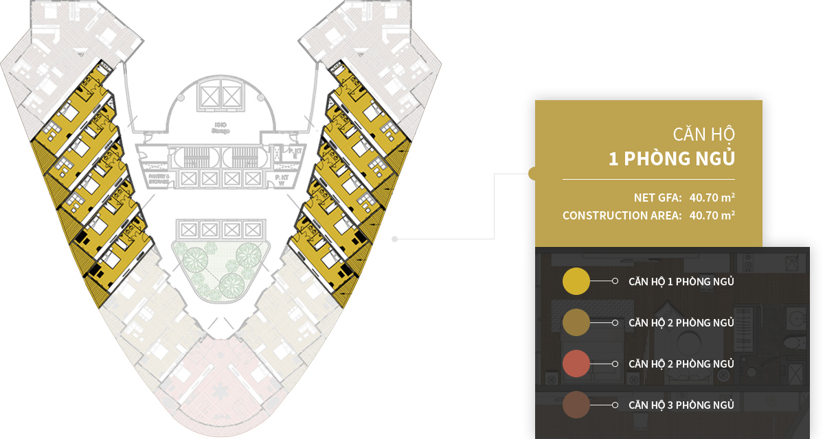 Mặt bằng căn hộ
