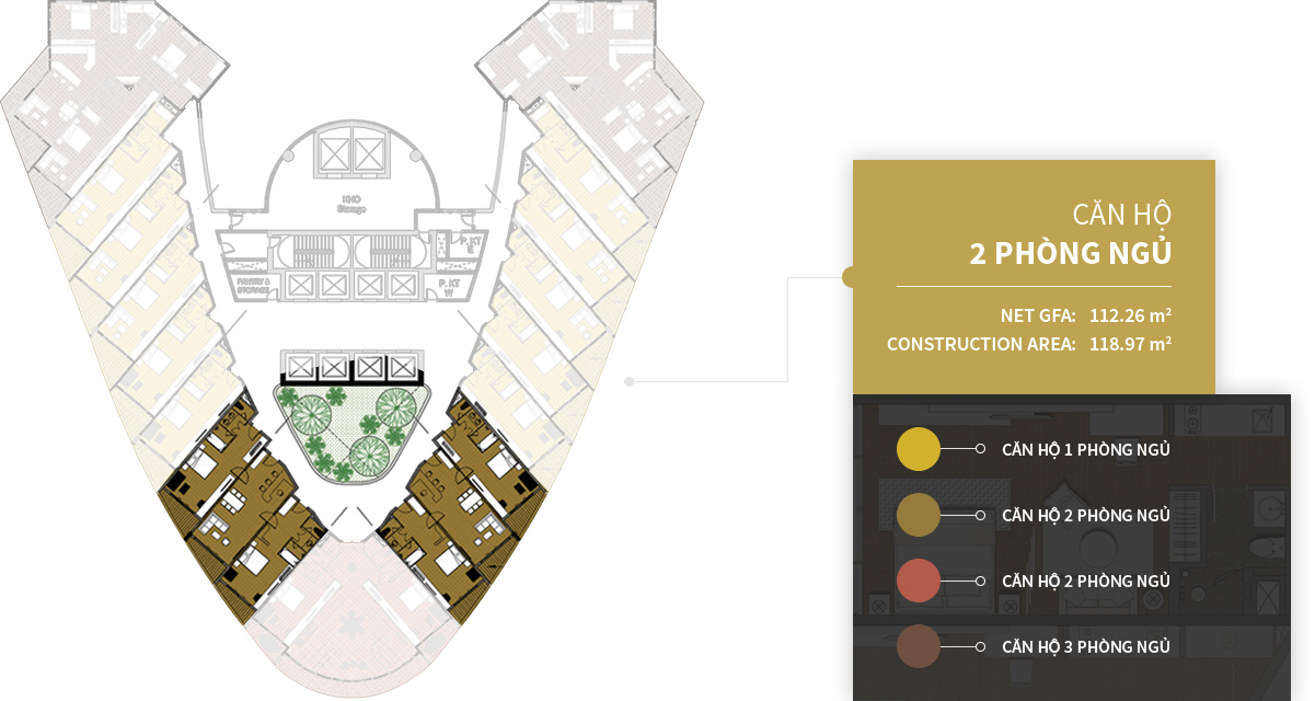 Mặt bằng căn hộ