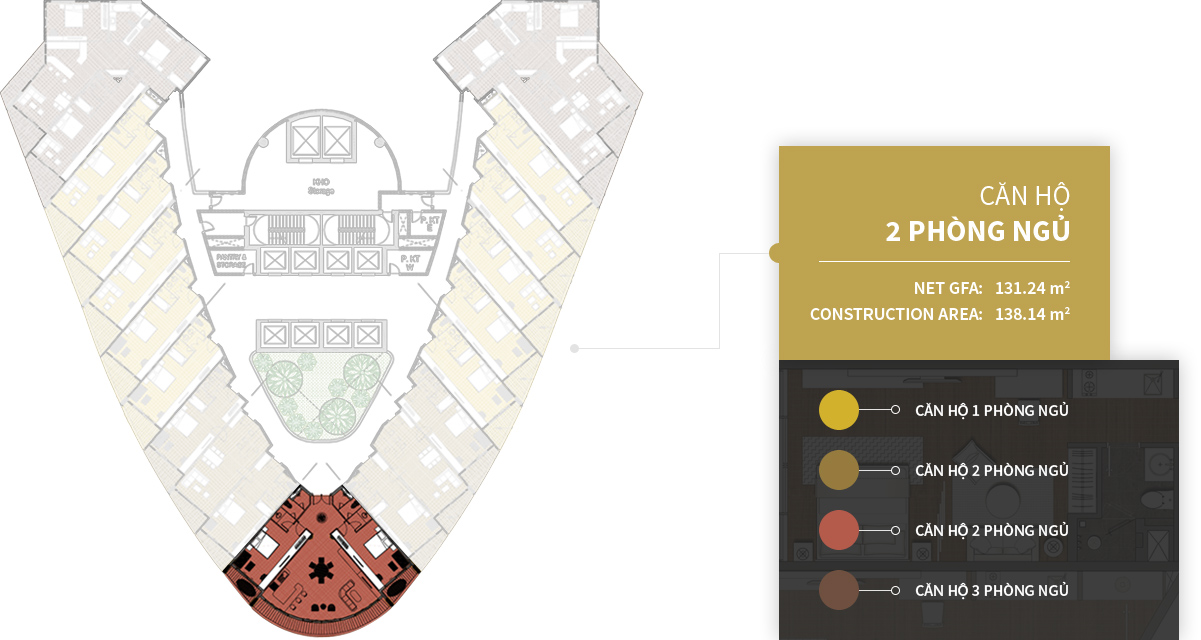 Mặt bằng căn hộ